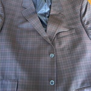 Men's Plaid Blazer